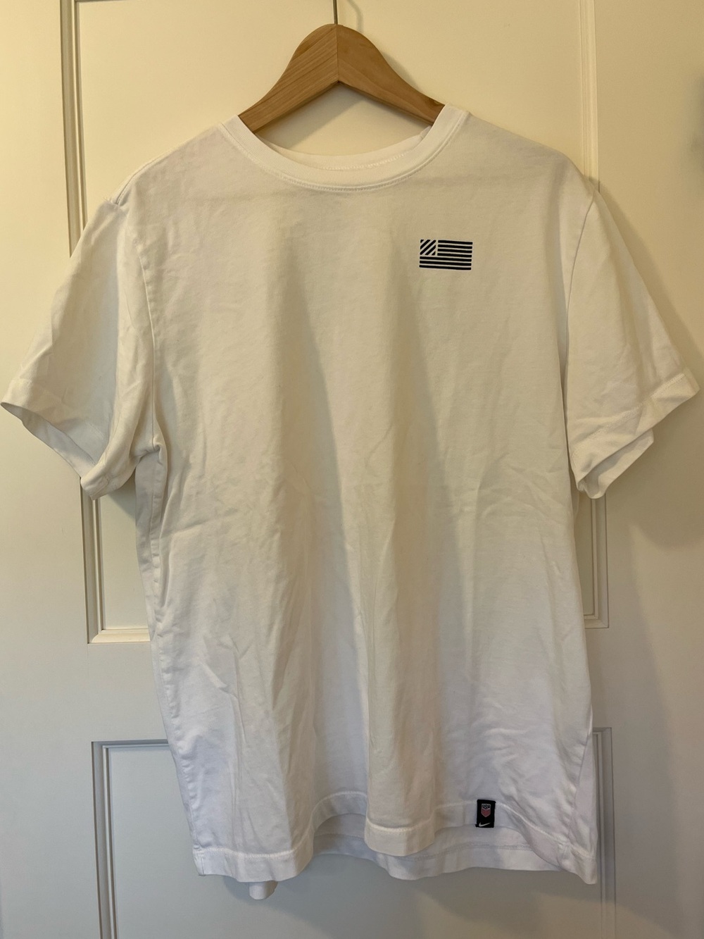Nike USA Soccer USMNT States T-Shirt Men’s L White One Nation One Team